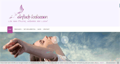 Desktop Screenshot of einfach-loslassen.com